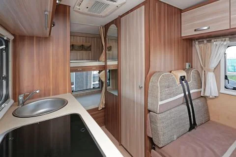 Camper Van Interior Stock Photos
