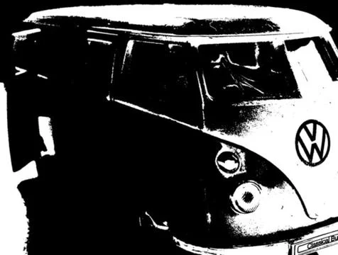 Camper Van 스톡 사진