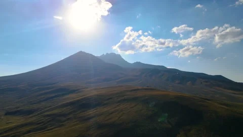 Campers and Mountain View Stock-Footage 204833584