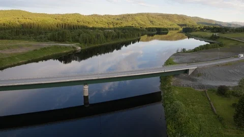 Campers on the road Stock Footage 88601149