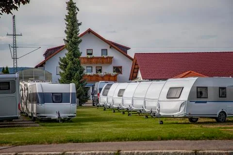 Campers Storage Stock Photos
