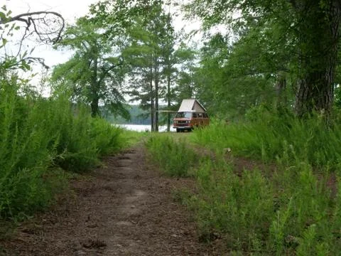 Campervan Camping Stock Photos