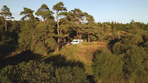 Campervan Zoom Out Stock Footage 171868309