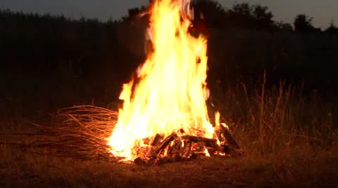 Campfire 02 Stock Footage 22721707
