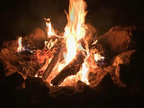 Campfire-2 Stock Photos