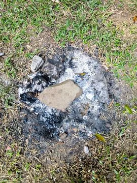 Campfire Ash Stock Photos