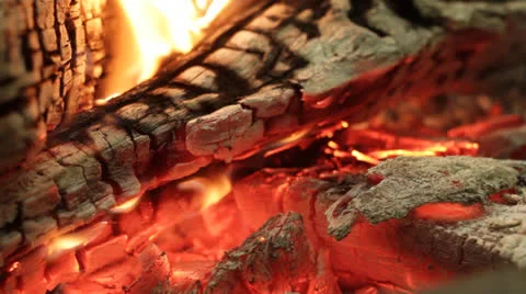 Campfire Close Up Video stock 23212323