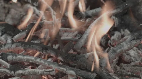 Campfire CloseUp -Cine Gamma- 스톡 동영상 51465017