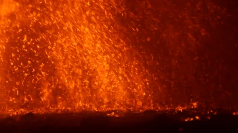 Campfire in dark  Video stock 40546266