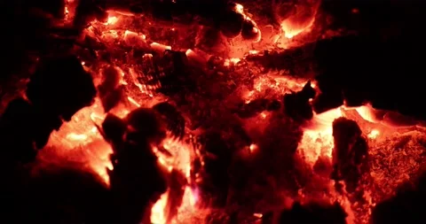 Campfire Embers 2 Stock Footage 157739260
