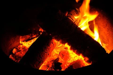 Campfire flames 写真素材