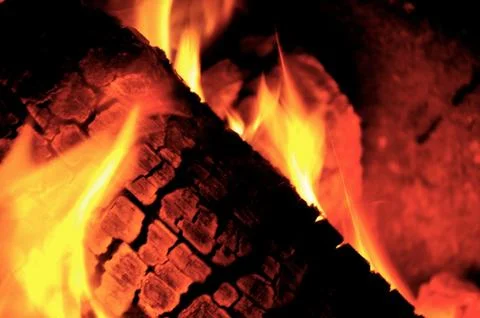 Campfire flames 写真素材