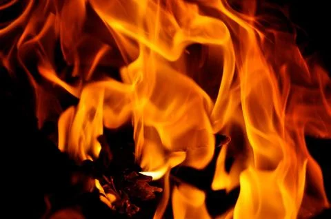 Campfire flames 写真素材