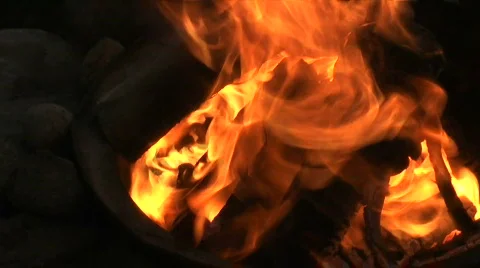 Campfire Stock Footage 538246