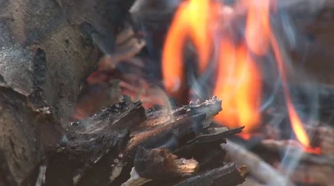 Campfire   Stock Footage 8518648