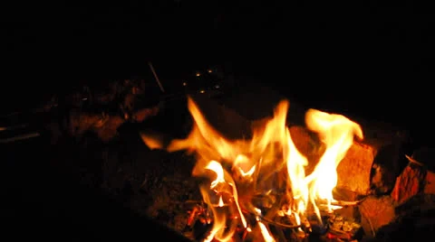 Campfire Stock Footage 22747331