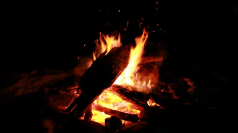 Campfire Stock Footage 33722562