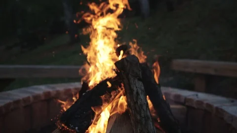 Campfire Stock Footage 128773894