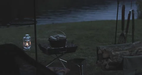 Campfire Stock Footage 163001001