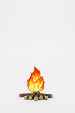 Campfire Stock Illustration