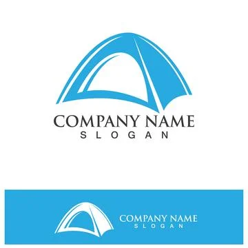Campfire logo badge label vector illustration on black background. Crossed .. 스톡 일러스트