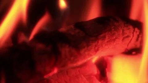 Campfire night ECU Stock Footage 82875325
