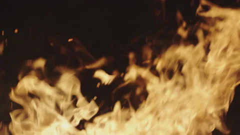 Campfire At Night Video stock 150687913