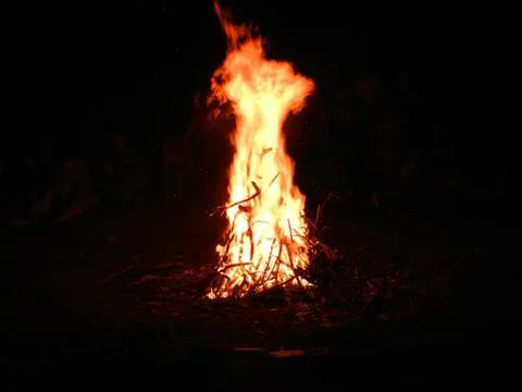 Campfire Stockfoto's