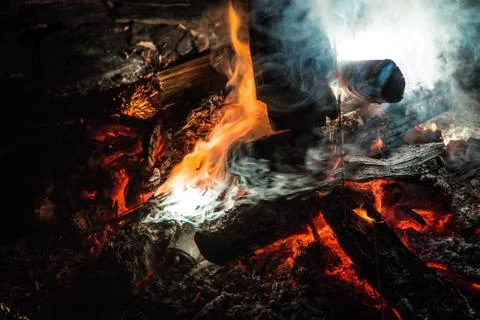 Campfire Fotos de archivo