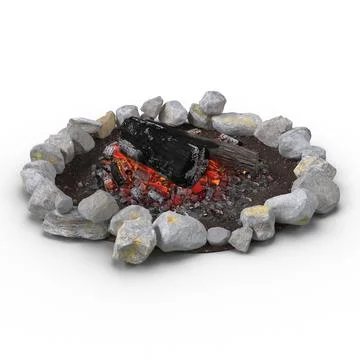 Campfire Pit ~ 3D Model ~ Download #90893496 | Pond5