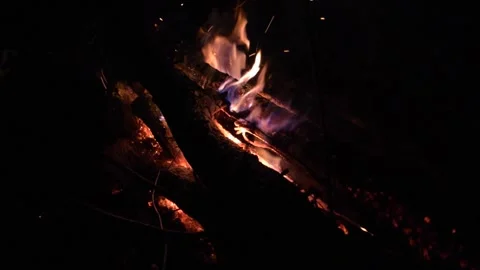Campfire Sparkles Stock Footage 150132918