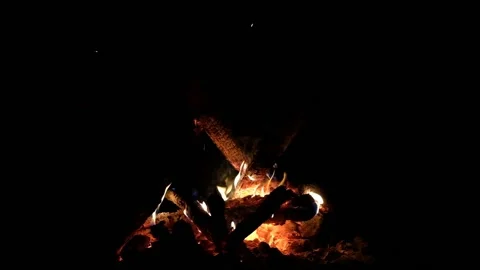 Campfire Video Stock Footage 155452517