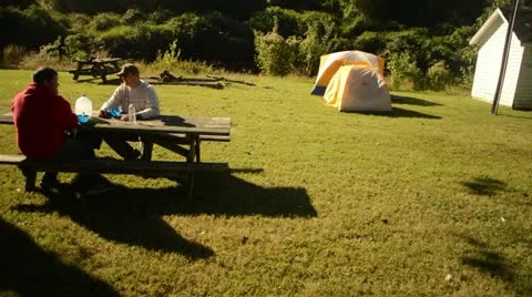 Campground Slider Video stock 12342873