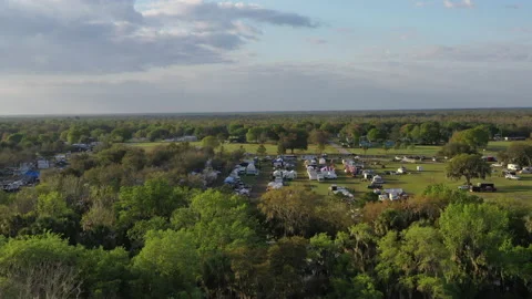 Campground state parck Florida Stock Footage 131781986