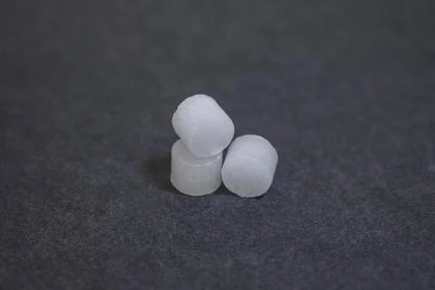 Camphor isolated view on grey background. Stock Photos