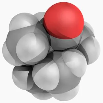 Camphor molecule Illustrazione stock
