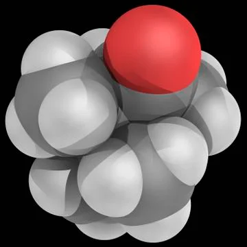 Camphor molecule Illustrazione stock