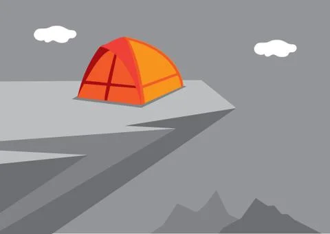 Camping Adventure Vector Illustration Stock Illustration