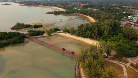 Camping beach in Port Dickson Stock Footage 302818199