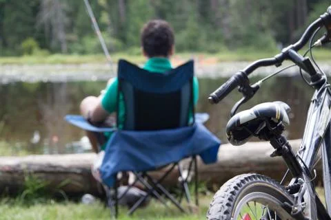 Camping bliss Stock Photos