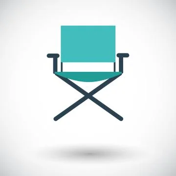 Camping chair Illustrazione stock
