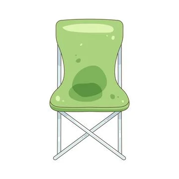 Camping chair Illustrazione stock