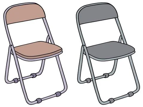 Camping chairs Stock Illustration