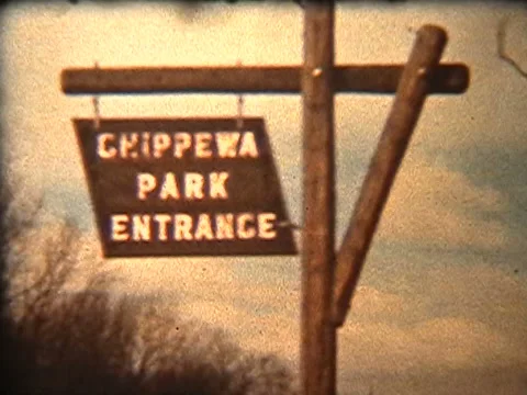 Camping at Chippewa Forest in 1940's Stock Footage 33731779