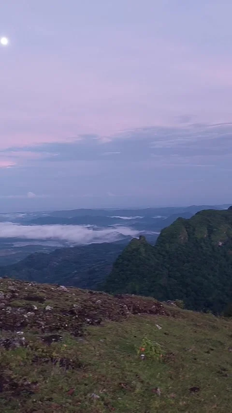 Camping in the clouds Stock Footage 242671995