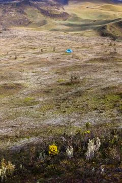 Camping at Cotopaxi Stock Photos