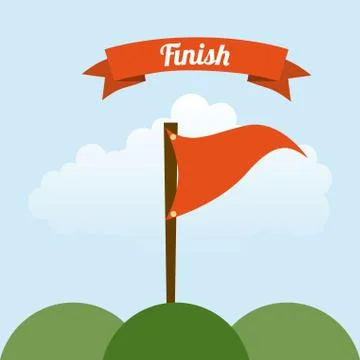 Camping design over sky background vector illustration Ilustração Stock