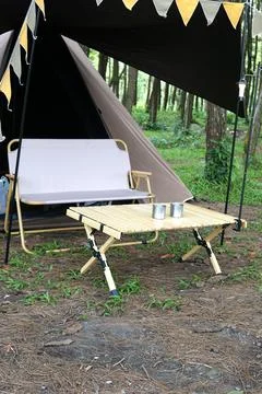 Camping equipment Stock Photos