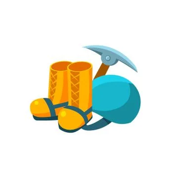 Camping Equipment. Vector Illustration Stock Illustration