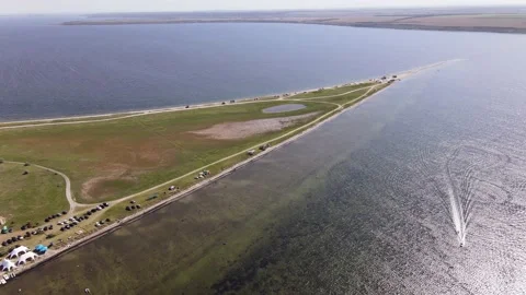 Camping at the Estuary. Summer Vacation. Vidéo 135050992